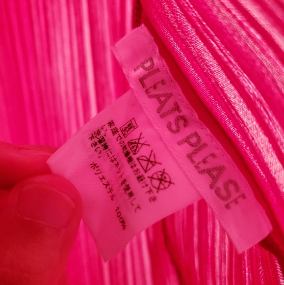 Fuschia hot pink Issey Miyake dress - Picture 4 of 5